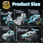 STEM Robot for Kids Ages 8-14, 5-in-1 Remote Control and APP Programmable Robot Toys - 720 Pcs DIY Building Science Educational Kit, Building Block Birthday Present for Teen Boys Girls