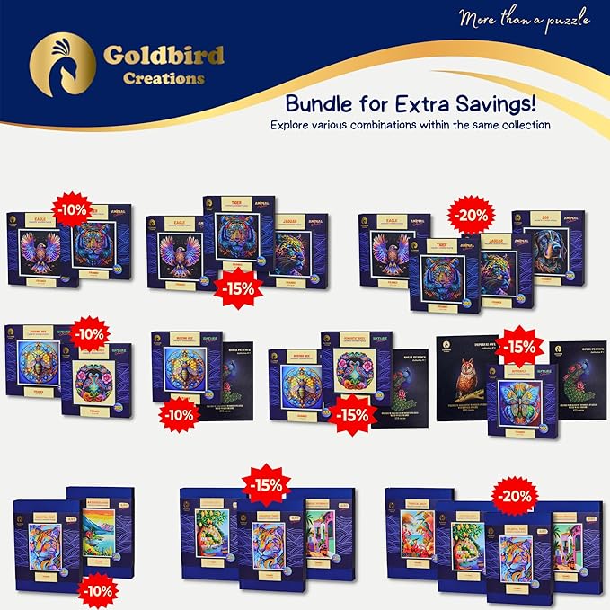 Magnetic Jigsaw Puzzles with Frame for Adults - Original Wooden Jigsaw Puzzle - Rompecabezas para Adultos - Landscape Wall Art Decor - Original Christmas & Birthday Gift (Vibrant Promenade)