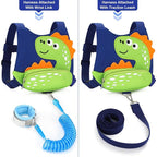 Accmor Toddler Harness Leash, Cute Dinosaur Kids Harness Children Leash with Anti Lost Wrist Link for Outdoor Travel, Adorable Child Leash Walking Harness Wristband Assistant Strap for Baby Ages1-4