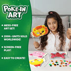 Skillmatics Poke-in Art - Animal Masks, Mess-Free Fun for Kids, DIY Wood Craft Kits, Creative Activity, Gifts for Girls & Boys Ages 4, 5, 6, 7, 8, 9