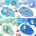 LAWOHO 6 Packs Snow Slime Kit - Butter, Clear, Water, Cloud Slimes, Fluffy Slime Making Kit for Kids with Cute Charms & Add-ins, Blue Kids Slimes Kits for Girls & Boys Birthday Christmas Easter Gifts