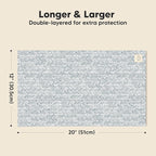 Organic Burp Cloths Baby Boy, Girl - 6-Pack Large Cotton Burping Cloths for Babies, Spit Up Rags, Super Absorbent, Ultra Soft Newborn Rag, Gender Neutral, Machine Washable, Durable (Nordic)