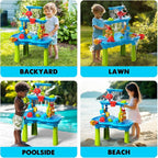 CozyBomB™ Water Table for Toddlers 3-5 | Outdoor Toys Water Play Table, Magnetic Fishing Toy Game, Summer Splash Pond Showers Sand Activity, Sensory Party Birthday Gift Kids Ages 4-8 9-12 (3-Tiers)