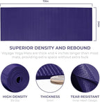 Sunshine Yoga Voyage Yoga Mat, 10 Pack, 72" x 24" Professional Studio and Gym Bulk Yoga Mats, 5mm Thick, Durable, Anti-Tear, Non Slip Fitness and Exercise Mats