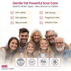 CICA Silicone Scar Cream – New & Old Scar, Stretch Marks & PIH Appearance Improvement - Medical-Grade Silicone with TECA, PASSIOLINE, Hyaluronic Acid & Panthenol - Supports Wound Healing - 50 ml