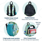 Wildkin 15-inch Kids Backpack – Durable, Padded, Adjustable for School & Travel - Dinomite Dinosaurs