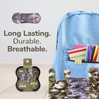 BioSwiss Bandages, Assorted Size Camoflauge Print Self Adhesive Bandage, Latex Free Sterile Wound Care, First Aid Kit Supplies for Kids and Adults, 60 Count