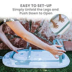 Lulyboo Collapsible Baby Bathtub - Lightweight Newborn Bathtub - Easy to Store Baby Tub for 0 to 12 Months - Foldable Toddler Infant Bath tub - Sensitive Plug Water Temperature - Baby Registry Search