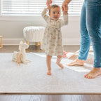 Baby Play Mats for Floor - Layla (4x6ft) - Premium EVA Foam Play Mat for Babies & Toddlers - Perfect for Tummy Time, Crawling, Playroom - Stylish & Comfortable Kids Play Mat