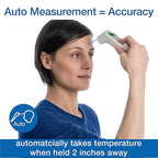 Microlife Non-Contact Forehead Thermometer, Digital Infrared No-Touch Thermometer (for Adults, Kids & Baby), Large Backlit LCD Screen, Fever Alarm, Memories & Instant Accurate Readings