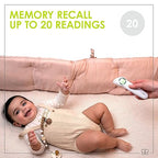 bblüv - Orä - Non-Contact Digital Infrared Thermometer, Ear Thermometer - 5 in 1 in LED Display, for Babies, Children, and Adults Tracking Fever Indicator – Fast 1 Second Temperature