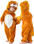 MICHLEY Unisex Baby Halloween Romper Dress up Flannel Soft Animal Cosplay Costume Outfit For Girls Boys 0-4T