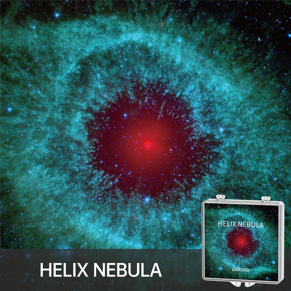 POCOCO Fixed Star and Nebula Series Galaxy Star Projector Night Light Discs: Realistic Galaxy Patterns, 5K Ultra HD, 96% Light Transmission, High Brightness - 6-Piece Pack (Projector Not Included)