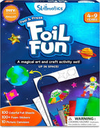 Skillmatics Foil Fun - Space, No Mess Art for Kids, Craft Kits & Supplies, DIY Creative Activity, Travel Toys, Gifts for Boys & Girls Ages 4, 5, 6, 7, 8, 9