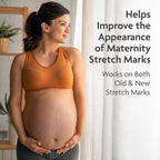 TriLASTIN Belly Oil (3.4oz) | Vitamin-Infused Stretch Mark Oil | Body Serum for Scars, Stretch Marks, and Moisturizing | Paraben-Free and Hypoallergenic