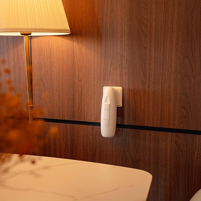 Scent Better Plug in Essential Oil Waterless Diffuser for Home, Hotel, Spa, Office with 500 sq ft Coverage - Includes Free Linen Breeze (White)