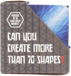 Shashibo Shape Shifting Box - Award-Winning Fidget Toy w/ 36 Rare Earth Magnets - Fidget Cube Transforms Into Over 70 Shapes, Sensory Toy Gift for Kids, Teens, and Adults (Blue Planet)