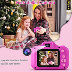 GKTZ Toys for Girls Age 3-8, Kids Camera Digital Video Toddler Camera Children Camcorder Birthday Gifts for 3 4 5 6 7 8 Year Old Girls with 32GB SD Card