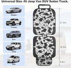 Car Seat Protector for Child Car Seat, 2 Pack Baby Car Seat Covers with Mesh Pockets & Non-Slip Backing 600D Durable Seat Protector