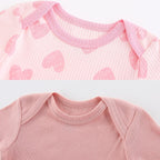 Newborn Baby Short Sleeve Bodysuit Cotton One-Piece Baby Clothes 5-Pack, 0-12 Months