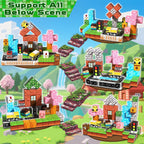 100 PCS 0.8in Magnetic Blocks - Magnet Toys & Magnetic Building Blocks Cubes, Stacking Magnets, STEM Toys for School Acitivities, Birthday Gifts for Boys Age 3+ Years Old (Theme: Forests)