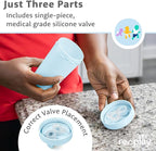 Re-Play Sippy Cups for Toddlers - 10 Oz. Reusable Spill Proof Cups for Kids, Dishwasher/Microwave Safe - Made in USA - Set of 6-3.13" x 6.25" - Meadow