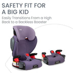 Britax Highpoint Backless Belt-Positioning Booster Seat, SafeWash Purple Ombre