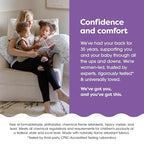 Boppy Total Body Pregnancy Pillow, Gray Scattered Leaves, Supportive Pregnancy Body Pillow for Versatile Full Body Use, Contoured Shape at All Stages