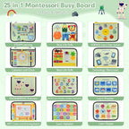 STEAM Learning Busy Board, Educational Activity Center for Kids