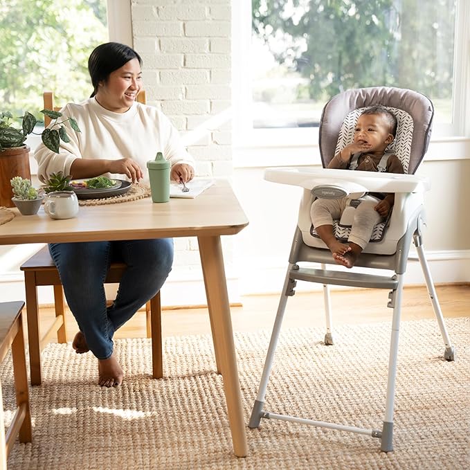 Ingenuity Trio Foldaway 6-in-1 Baby High Chair, 6 Ways to Use, Toddler Chair, Foldable Legs, 6M-5Y - Quill