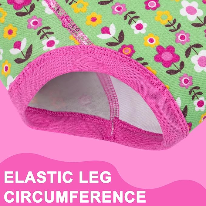 BIG ELEPHANT 6-Pack Potty Training Pants – 100% Cotton Absorbent Toddler Underwear for Boys and Girls (12M-10Y)