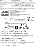 Hopearl LED Musical Stuffed Husky Lighting Up Singing Plush Dog Adjustable Volume Lullaby Animated Soothe Birthday Festival for Kids Toddler Girls, Gray, 12''