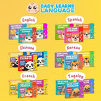 New! Learn Korean for Kids, Momo Learns Korean Vol. 2, Bilingual Korean Baby Book for Kids, Babies & Toddlers 1-3, Kids Board Book w/ Hangul, First Words & Songs, Language Toy for Preschoolers 0-3