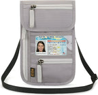 Neck Wallet Lightweight RFID Blocking Waterproof Travel Pouch for Women Men