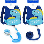 Accmor Toddler Harness Leash with Anti Lost Wrist Link, Cute Dinosaur Kids Walking Restraint Belt, Keep Child Close Hand Strap Tether for Baby Boys Girls Outdoor Travel