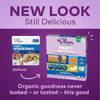 Plum Organics Mighty Snack Bars - Blueberry - 0.67 oz Bars (Pack of 6) - Organic Fruit and Vegetable Toddler Food Snack Bars