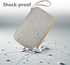 Case Compatible with Giiker Super Slide Brain Games, Protective Storage Bag Holder for Giiker Brain Teaser Puzzles Games Toys (Only Case) (Orange-Grey)