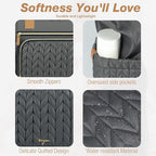 Diaper Bag Tote, Large Baby Diaper Bags Waterproof, Hospital Bag for Labor Delivery with Pacifier Case, Changing Pad, Shoulder Strap, Dark Gray