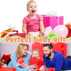 4 Pieces Baby Wrist Rattles Animal Pattern Newborn Foot Rattles Toy for 0-12 Months Babies Boy Girl Infant Birthday Gifts Educational Toys, 4 Designs (Sheep, Dog, Chick, Monkey)