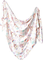 Copper Pearl Large Premium Knit Baby Swaddle Receiving Blanket Enchanted