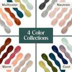 Simka Rose Silicone Baby Spoons Self Feeding (6 Pack)- First Stage Infant Spoons for Babies & Toddlers- Baby Led Weaning Shallow Spoons- Easy on Gums- 6 Months+ -Dishwasher Microwave Safe