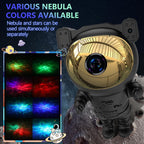 Astronaut Galaxy Projector Night Light,Star Projector Galaxy Light with Nebula,Starry Ceiling LED Lamp Space Buddy Projector with Timer and Remote for Bedroom,Kids Room Decor, Birthdays Gift(Black)
