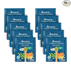 Amara Organic Baby Food - Stage 2 - Peas, Corn & Carrots - Baby Cereal to Mix With Breastmilk, Water or Baby Formula - Shelf Stable Baby Food Pouches Made from 100% Organic Veggies - 10 Pouches, 3.5oz Per Serving
