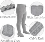 Mini angel Baby Tights Toddler Girl Tights Seamless Cable Knit Leggings Soft Cotton Stockings Pantyhose 3/4/5 Pack