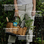 Cliganic 25 Pack Mosquito Repellent Bracelets for Adults & Kids - Natural DEET-Free Bands, Individually Wrapped