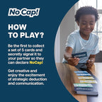 No Cap! – The Ultimate Game Night Card Game for Friends & Family, Perfect for Laughter-Filled Evenings, Includes 65 Cards, Easy Instructions, and Hours of Competitive Fun