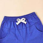 Baby Boy Clothes Toddler Boy Summer Outfits Short Sleeve Patchwork Top T-shirt & Pocket Pant Set 2 Piece 12 Months-4T