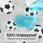 Hygge Sheets® Potty Training Pee Pads for Kids, Toddlers - 100% Waterproof, Non Slip Bed Wetting Pad for Twin Beds - Washable, Reusable Mattress & Sheet Protector - Soccer