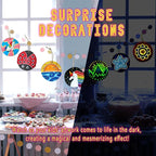 Wakestar Kids Wood Painting Kit-Glow in The Dark-Easter Basket Stuffers-Arts & Crafts Gifts for Boys Girls Ages 6-12,Creative Party Crafts Activity for Birthday Christmas