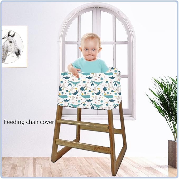 Car Seat Covers for Babies - Multi- use Nursing Carseat Canopy, Breastfeeding Covers, Baby Shower Gifts for Boys and Girls (sea World)